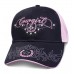 's Pink Black Hat Cowgirl Country Muddy Southern Girl Cap  eb-69514173